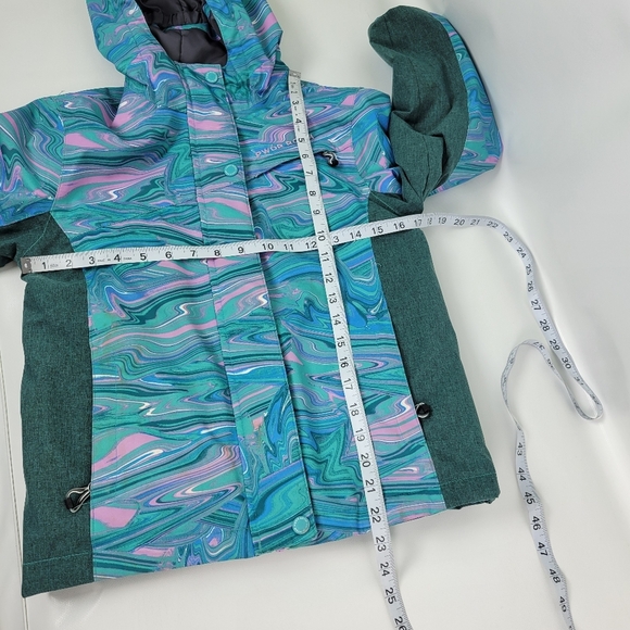 Powder Room Snow Winter Jacket Girls Sz Small - Picture 14 of 16